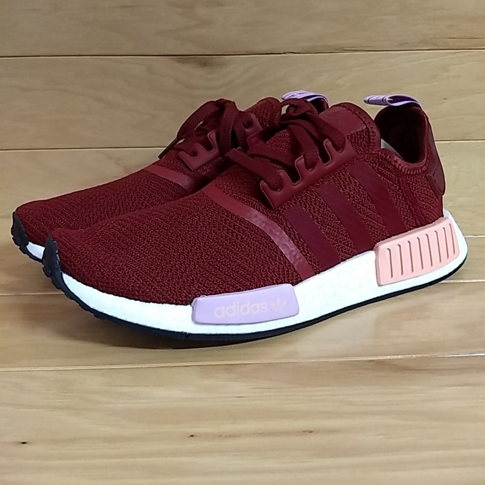 Adidas NMD R1 W Womens Shoe Burgundy B37646 - Picture 5 of 8